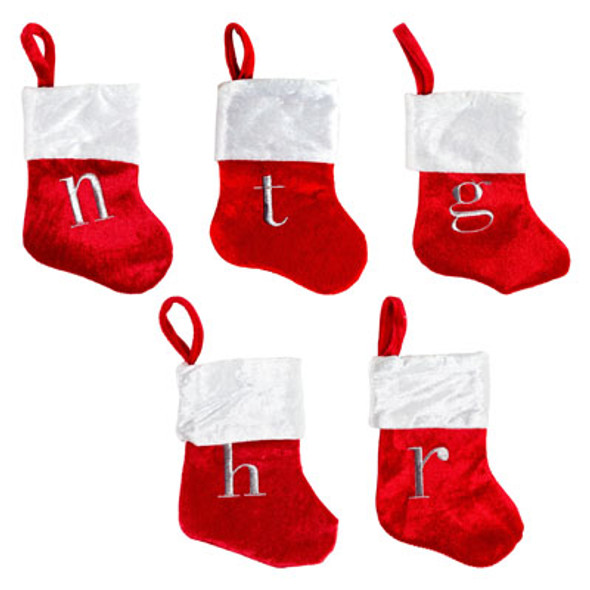 STOCKING MINI MONOGRAM PP $1.49