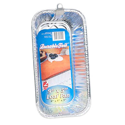 ALUMINUM LOAF PAN 2PK9X5X3 BULK PACKED MADE IN USA