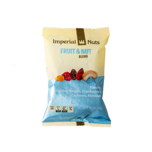 NUTS FRUIT & NUT BLEND 2.25OZ NUTS FRUIT & NUT BLEND 2.25OZ