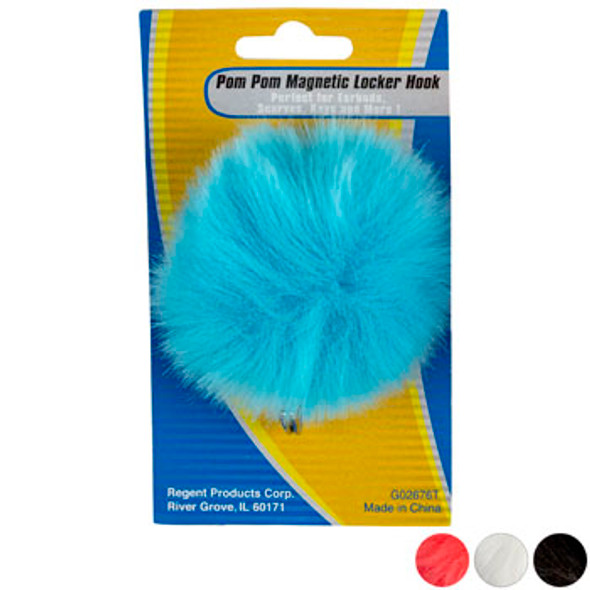 POM POM LOCKER HOOK MAGNETIC 4AST COLORS STAT TCD
