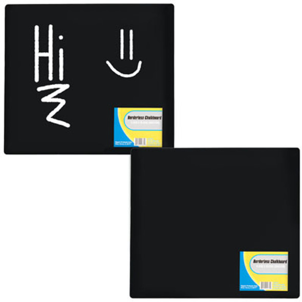 CHALKBOARD BORDERLESS DENS BOARD 11.81 X 10.63 X 0.12IN SHRINK W/LABEL/MDF COMPLY LBL