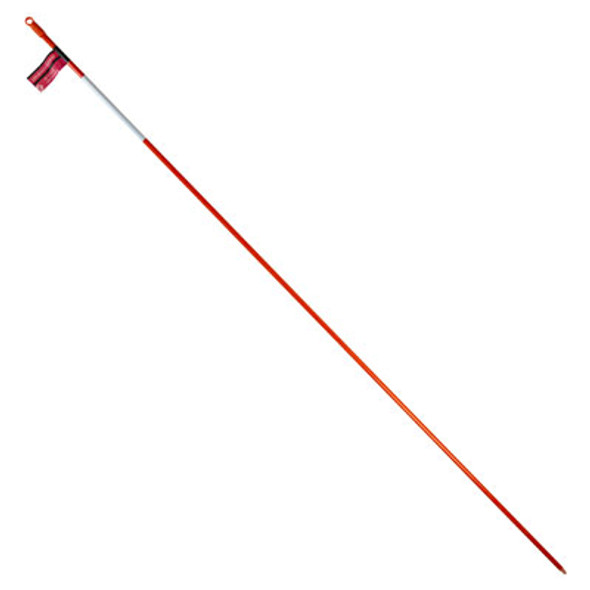 DRIVEWAY MARKER 48IN POLE W/REFLECTOR ORANGE HDW LABEL