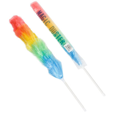 DUSTER MAGIC FIBER 27IN TOTAL LENGTH-RAINBOW COLOR PRINTED PB SLEEVE