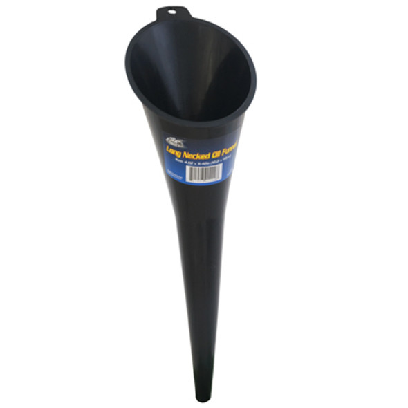 FUNNEL OIL LONG NECKED BLACK 4.02 X 11.42 33G PLASTIC/LABEL