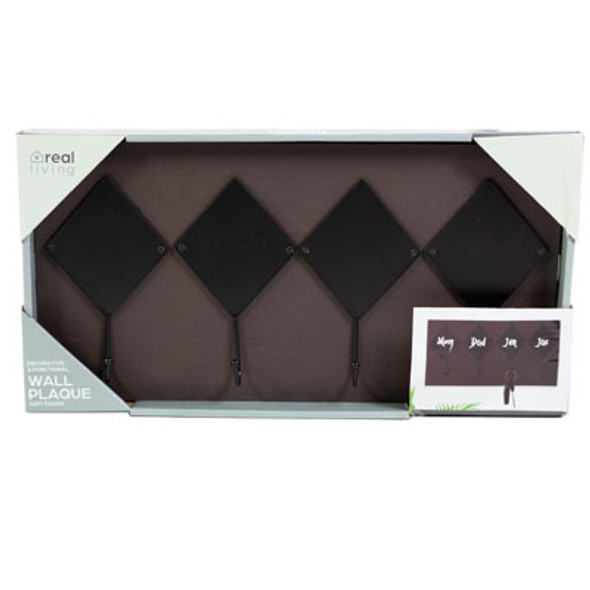 WALL PLAQUE MDF DIAMONDW/HOOKS WINDOW BOX STOCKLOT 15.5 X 7.87 WALL PLAQUE MDF DIAMONDW/HOOKS WINDOW BOX STOCKLOT 15.5 X 7.87