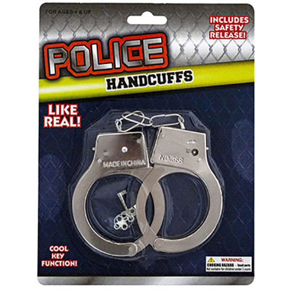 HANDCUFF METAL DIECAST W/KEYS BLISTERCARD HANDCUFF METAL DIECAST W/KEYS BLISTERCARD