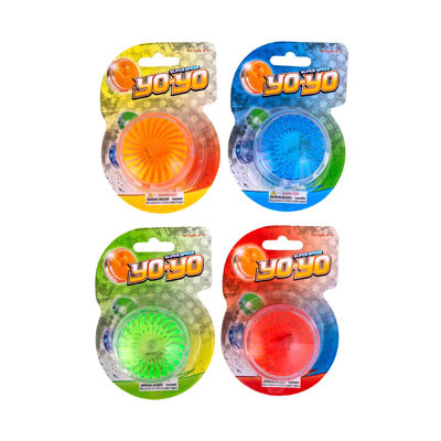 YO-YO LIGHT UP SUPER SPEED 4AST COLORS BLISTER
