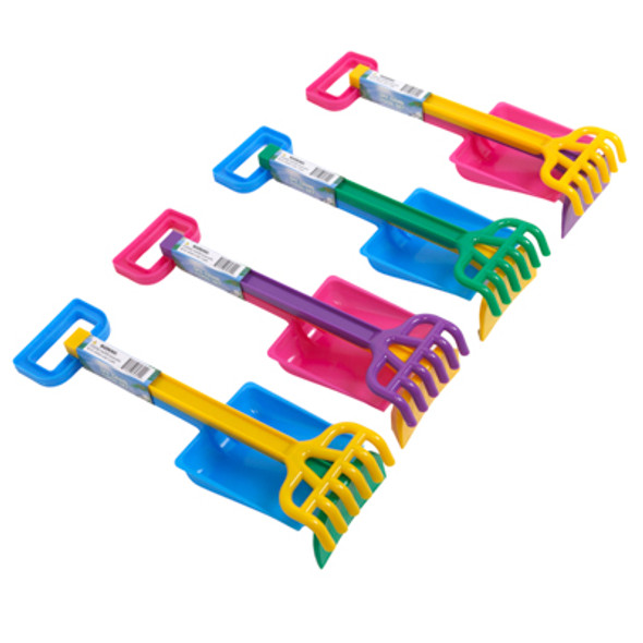 SAND TOOL SET 3PC 13IN 2-COLOR COMBOS RAKE/SHOVEL/HOE SLV/CRD SAND TOOL SET 3PC 13IN 2-COLOR COMBOS RAKE/SHOVEL/HOE SLV/CRD