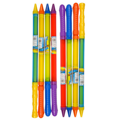 WATER BLASTER TUBE 24IN 2AST HANDLE AST COLOR DISPLAY CARTON