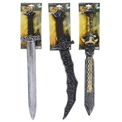SWORD 22IN PLASTIC 3AST STYLES1/2 TCD