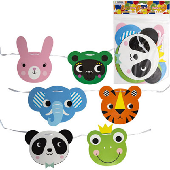 PARTY BANNER CARTOON ANIMAL 62IN PAPER 8.66 X 6.29IN PARTY PBH PARTY BANNER CARTOON ANIMAL 62IN PAPER 8.66 X 6.29IN PARTY PBH