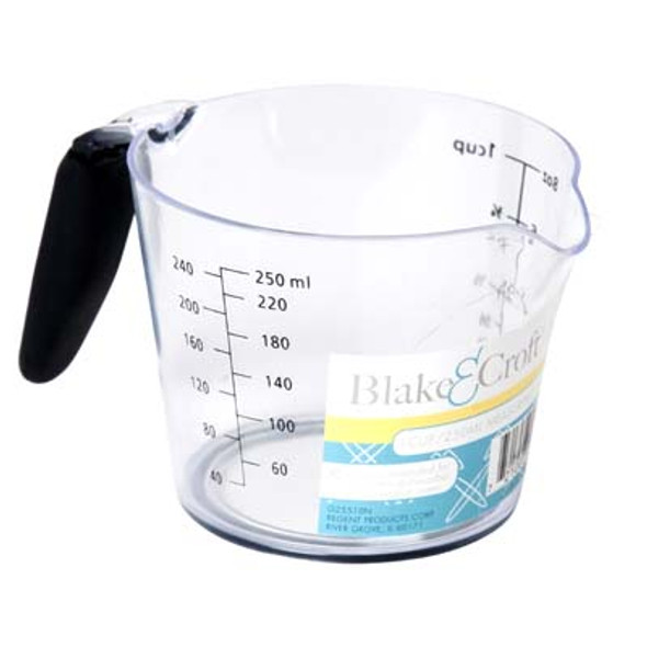 MEASURING CUP PLASTIC ONE CUP SOFTGRIP HANDLE B&C LABEL MEASURING CUP PLASTIC ONE CUP SOFTGRIP HANDLE B&C LABEL