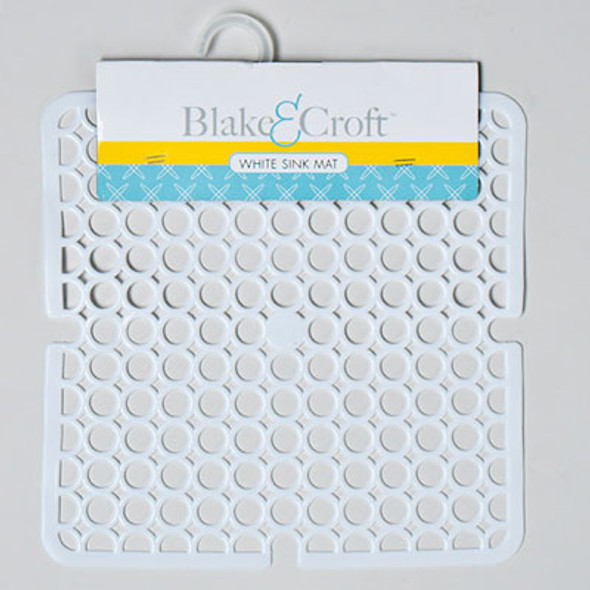 SINK MAT 11X11 WHITE NONSLIP PVC B&C HEADERCARD SINK MAT 11X11 WHITE NONSLIP PVC B&C HEADERCARD