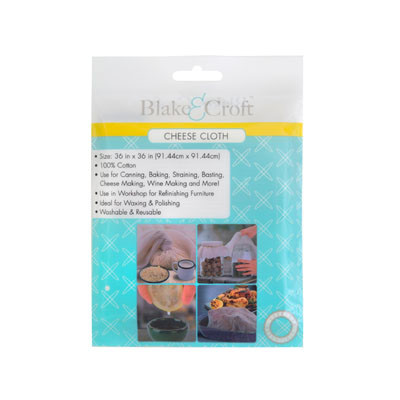 CHEESE CLOTH 36IN X 36IN PRINTED POLYBAG