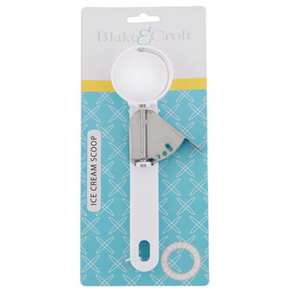ICE CREAM SCOOP PLASTIC 7.67INW/TRIGGER RELEASE LEVER WHITE B&C TCD ICE CREAM SCOOP PLASTIC 7.67INW/TRIGGER RELEASE LEVER WHITE B&C TCD