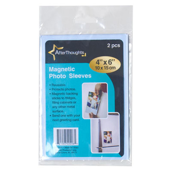 PHOTO SLEEVES MAGNETIC 2PK 4X6 PHOTO PB/INSERT-NOPROP65