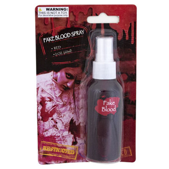 BLOOD FAKE SPRAY RED 60ML/2OZ BOTTLE HLWN BLC BLOOD FAKE SPRAY RED 60ML/2OZ BOTTLE HLWN BLC