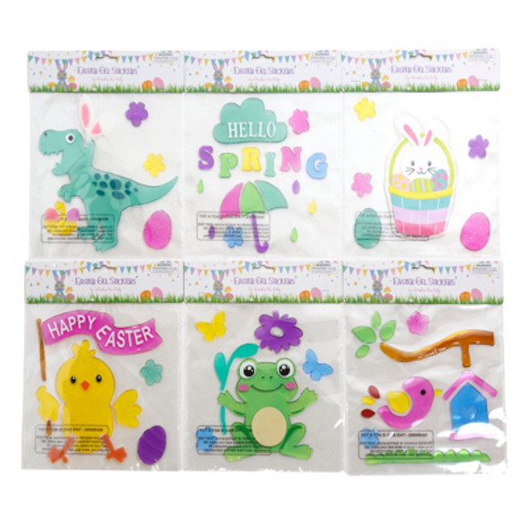 GEL CLING EASTER/SPRING 8AST EASTER PBH GEL CLING EASTER/SPRING 8AST EASTER PBH