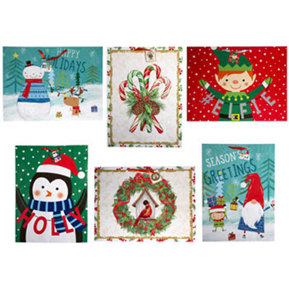 GIFT BAG GIANT CHRISTMAS 6AST 24X4X18 60% VERTICAL/40 %HORIZ157GSM UPC LABEL GIFT BAG GIANT CHRISTMAS 6AST 24X4X18 60% VERTICAL/40 %HORIZ157GSM UPC LABEL