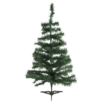 CHRISTMAS TREE 36IN/3FT GREEN CANADA PINE 70STEMS ON PLASTICBASE CHRISTMAS HT