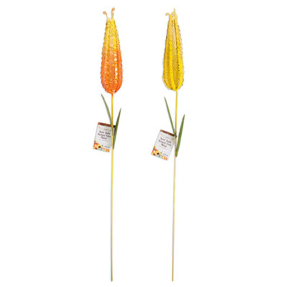YARD STAKE HARVEST CORN METAL 24IN 2AST COLORS/HARVEST HT YARD STAKE HARVEST CORN METAL 24IN 2AST COLORS/HARVEST HT