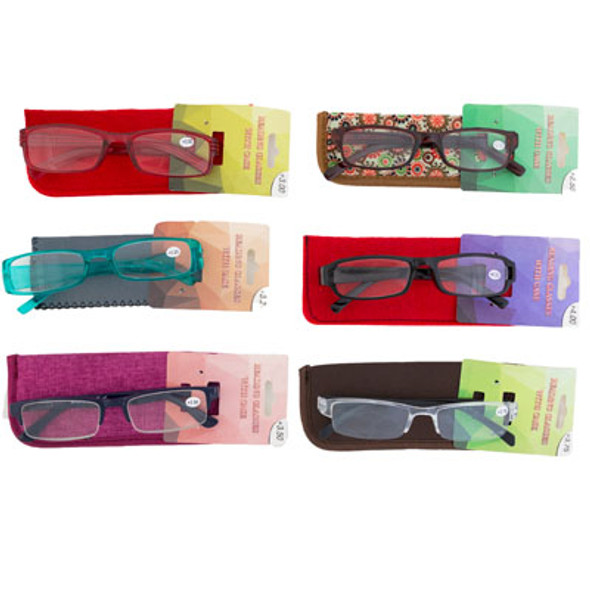 READERS WITH CASE ASSTD DIOPTERS