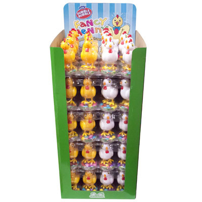 GUMBALL DISPENSER FANCY HENNY 80CT DUBBLE BUBBLE FLOOR DISPLAY
