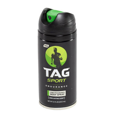 TAG BODY SPRAY 3.5 OZ ENDURANCE SPORT AEROSOL