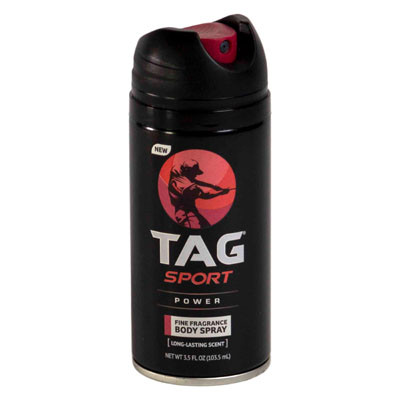 TAG BODY SPRAY 3.5OZ POWER SPORT AEROSOL