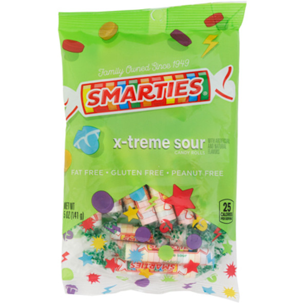 SMARTIES X-TREME SOUR 5 OZ PEG BAG NO AMAZON SALES