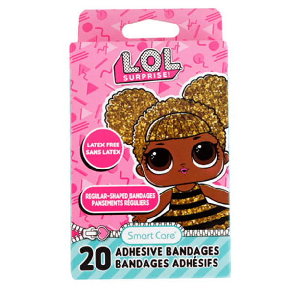 BANDAGES KIDS 20CT LOL SURPRISE LATEX FREE BOXED BANDAGES KIDS 20CT LOL SURPRISE LATEX FREE BOXED