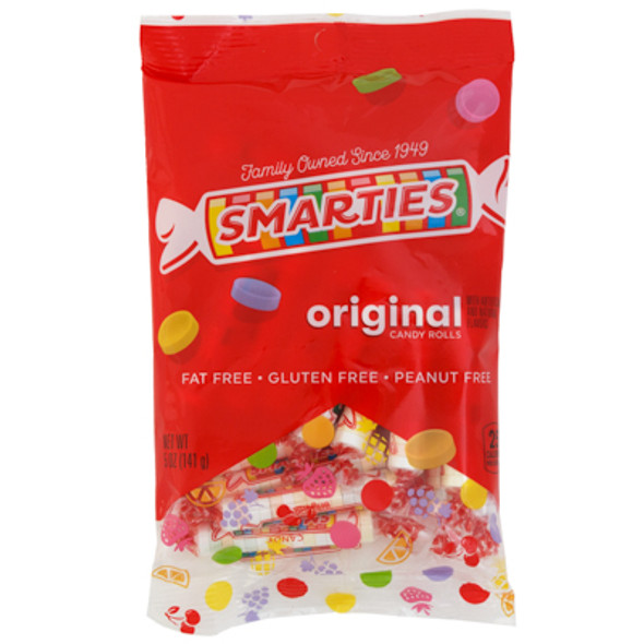 SMARTIES CANDY ROLLS ASSORTED FLAVORS 5 OZ NO AMAZON SALES
