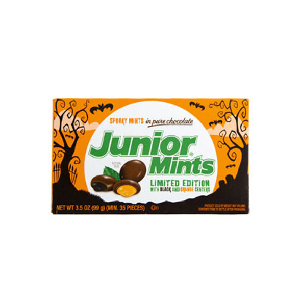 JUNIOR MINTS HALLOWEEN 3.5 OZ BOX IN FLOOR  DISPLAY JUNIOR MINTS HALLOWEEN 3.5 OZ BOX IN FLOOR  DISPLAY