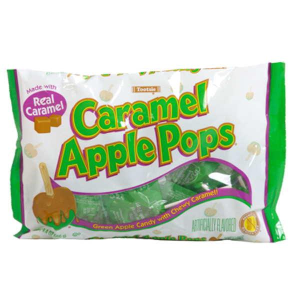 CARAMEL APPLE POPS 9.4 OZ LAYDOWN BAG COUNTER DISPLAY CARAMEL APPLE POPS 9.4 OZ LAYDOWN BAG COUNTER DISPLAY
