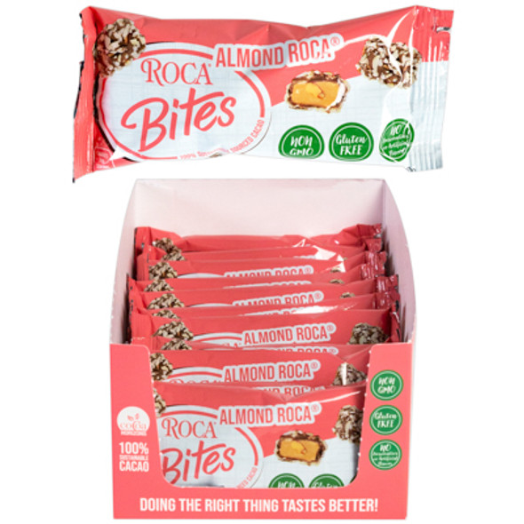 ROCA BITES ALMOND 1.3-OZ COUNTER DISPLAY ROCA BITES ALMOND 1.3-OZ COUNTER DISPLAY