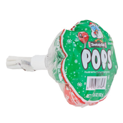 CHRISTMAS TOOTSIE ROLL BUNCH POPS 8PK COUNTER DISPLAY