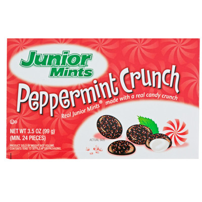 JR MINT PEPPERMINT CRUNCH 3.5 OZ BOX FLOOR DISPLAY