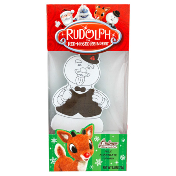 RUDOLPH & PALS 2.5 OZ MILK CHOCOLATE FLAVORED IN PDQ