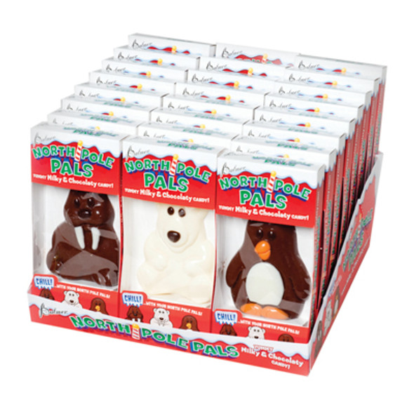 CANDY NORTH POLE PALS 3 ASSORTED 2.5 OZ WINDOW BOXWALRUS/PENGUIN/BEAR CANDY NORTH POLE PALS 3 ASSORTED 2.5 OZ WINDOW BOXWALRUS/PENGUIN/BEAR