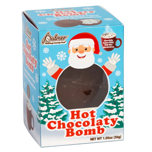HOT CHOCOLATY BOMB W/MINI MARSHMALLOWS 1.25 OZ COUNTER DISPLAY HOT CHOCOLATY BOMB W/MINI MARSHMALLOWS 1.25 OZ COUNTER DISPLAY