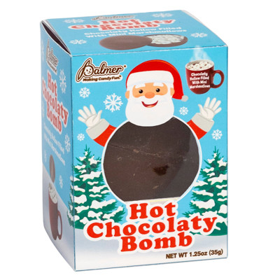 HOT CHOCOLATY BOMB W/MINI MARSHMALLOWS 1.25 OZ COUNTER DISPLAY
