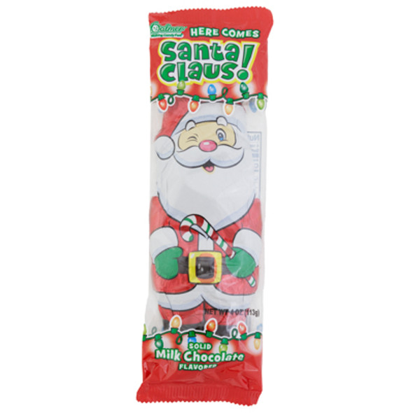 CLASSIC SANTA MILK CHOCOLATE FLAVOR BAR 4.0 OZ COUNTER DISPLAY