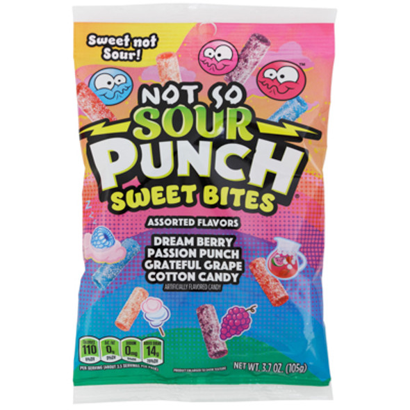 SOUR PUNCH SWEET BITES 4 FLAVORS IN 3.7 OZ HANGING BAG
