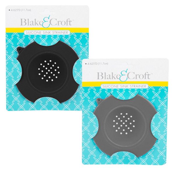 SINK STRAINER SILICONE 2AST CLR 4.625IN DIA B&C TCD