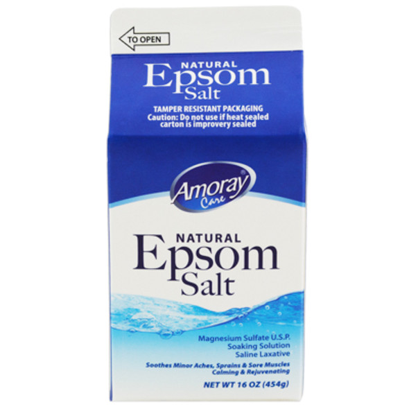 EPSOM SALT 16OZ ORIGINAL BOX AMORAY EPSOM SALT 16OZ ORIGINAL BOX AMORAY