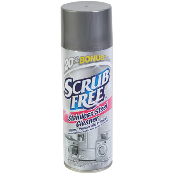 STAINLESS STEEL CLEANER 12OZ SCRUB FREE AEROSOL