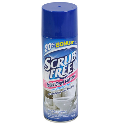 TOILET BOWL CLEANER 12OZ SCRUB FREE AEROSOL