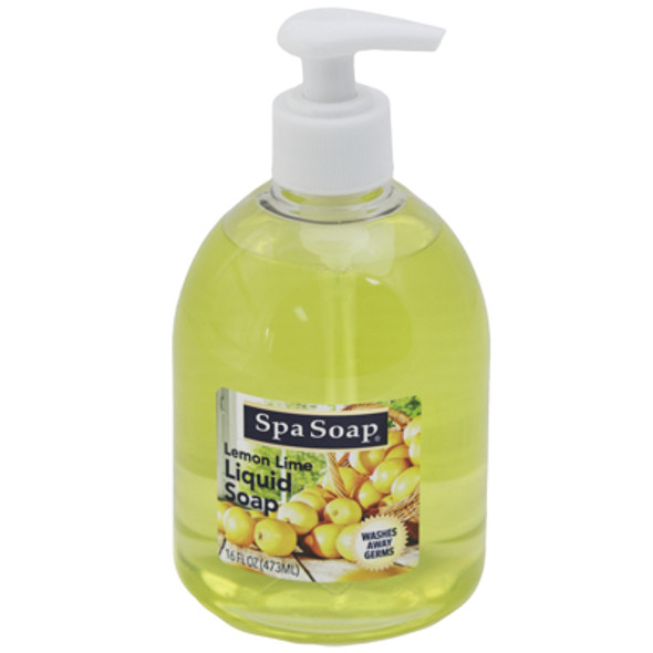 SOAP LIQUID 16OZ LEMON LIME SPA SOAP PUMP