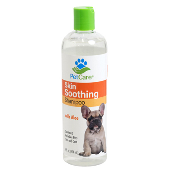 PET SHAMPOO 14OZ SKIN SOOTHING ALOE & STRAWBERRY PET CARE
