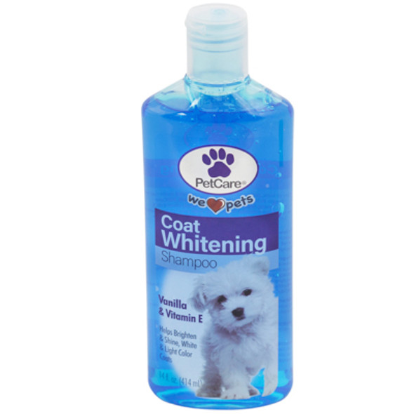 PET SHAMPOO 14OZ COAT WHITENING VANILLA & VITAMIN E PET CARE